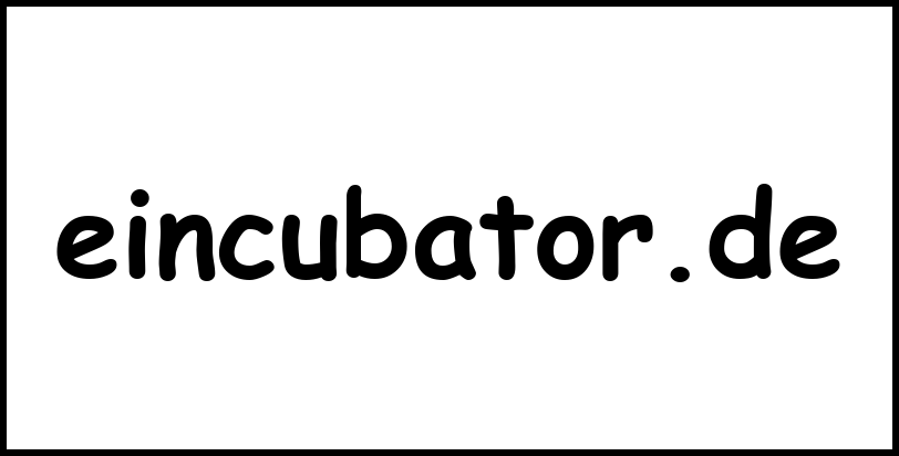 eincubator.de