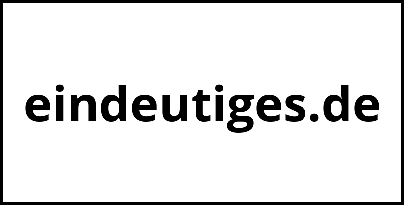 eindeutiges.de