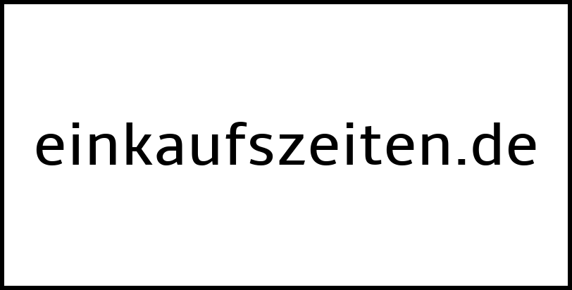 einkaufszeiten.de