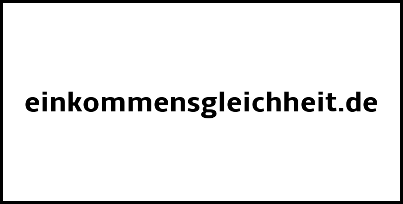 einkommensgleichheit.de