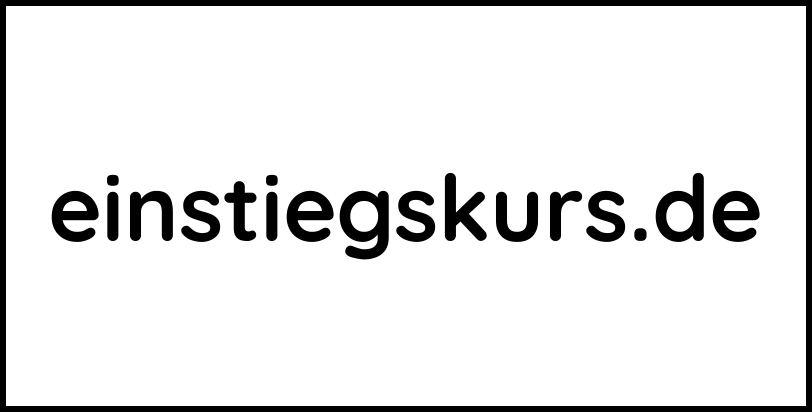 einstiegskurs.de