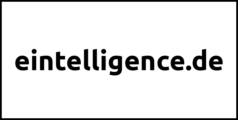 eintelligence.de