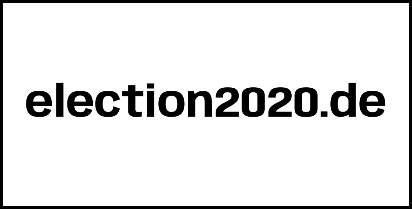 election2020.de