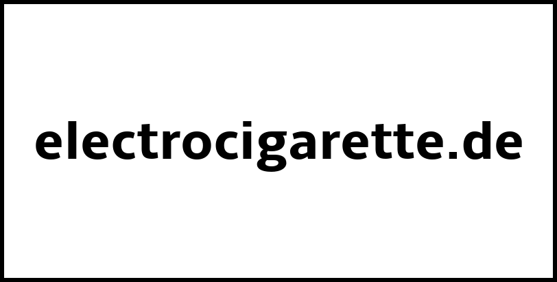 electrocigarette.de
