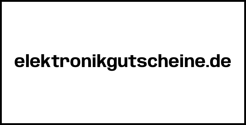 elektronikgutscheine.de
