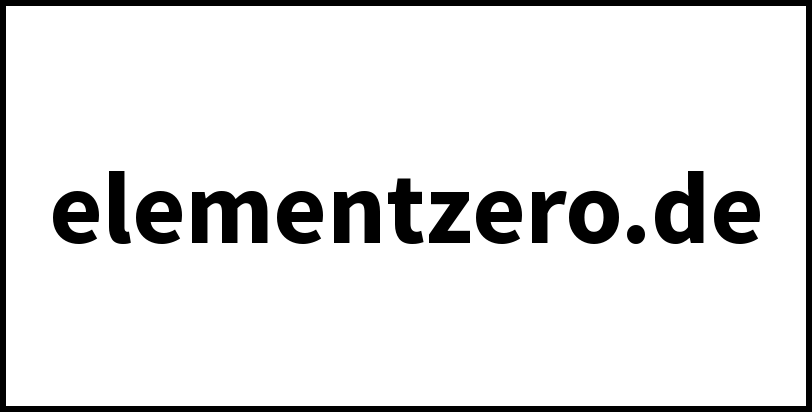 elementzero.de