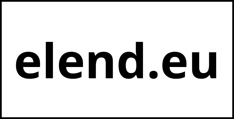 elend.eu