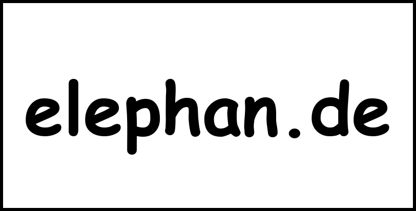 elephan.de