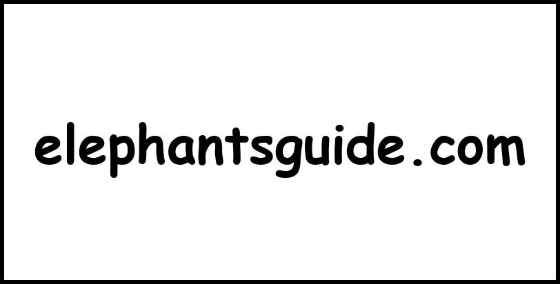 elephantsguide.com