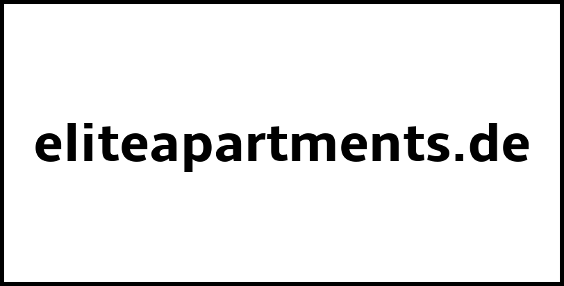 eliteapartments.de