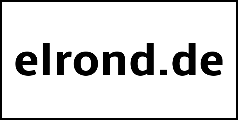 elrond.de