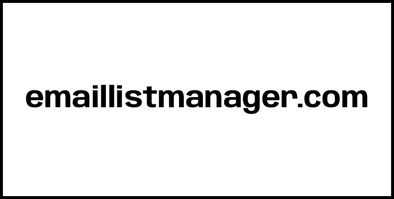 emaillistmanager.com