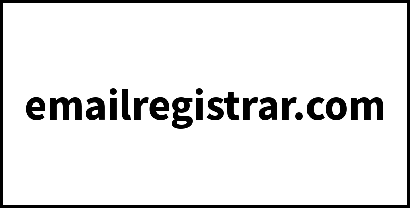 emailregistrar.com