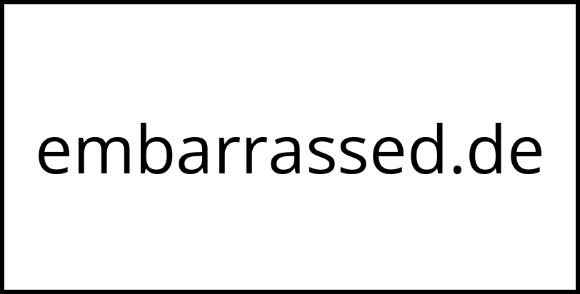 embarrassed.de