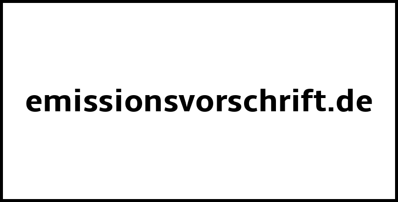 emissionsvorschrift.de