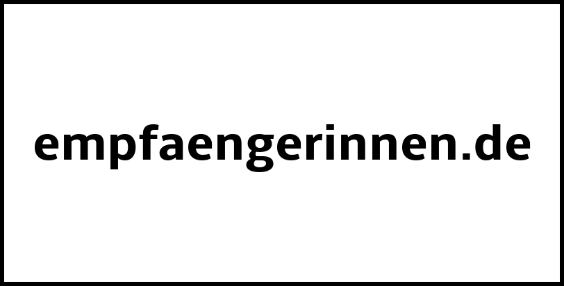 empfaengerinnen.de