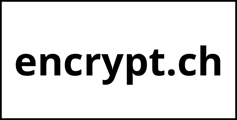 encrypt.ch