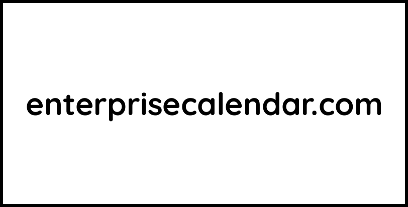 enterprisecalendar.com