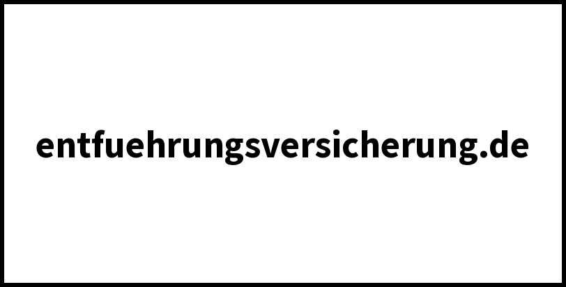 entfuehrungsversicherung.de