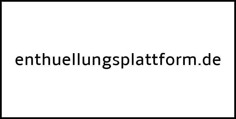 enthuellungsplattform.de