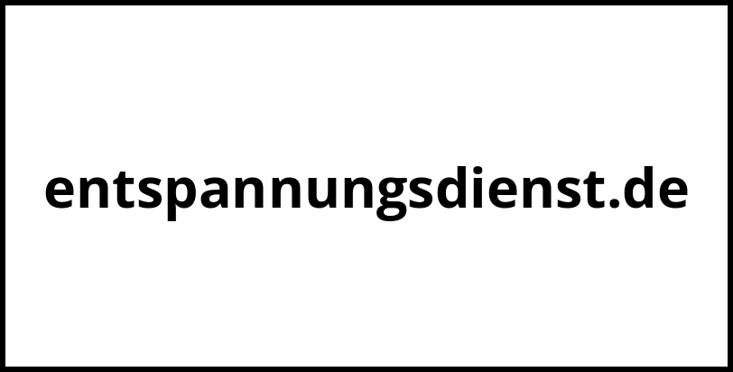 entspannungsdienst.de