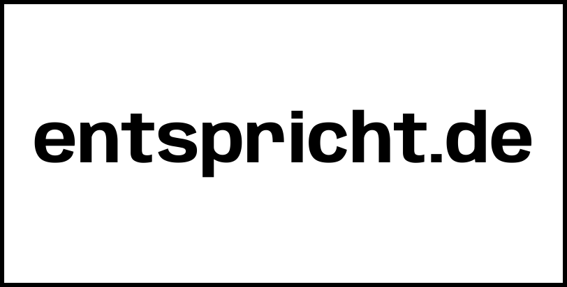 entspricht.de