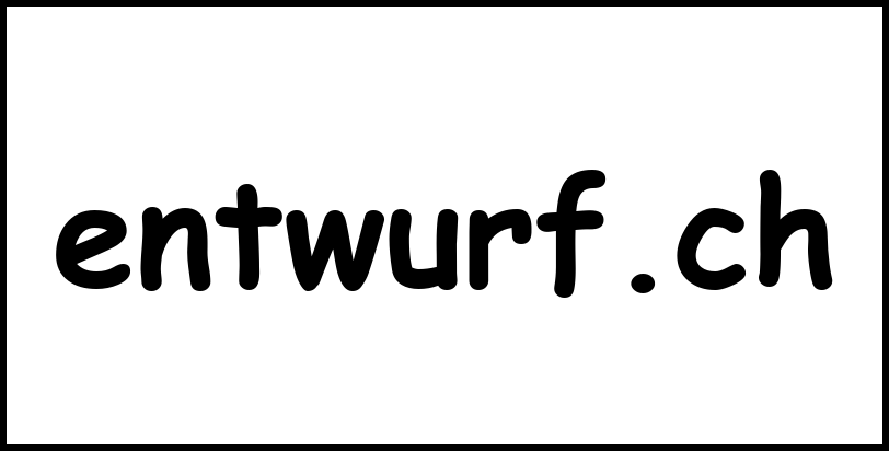 entwurf.ch