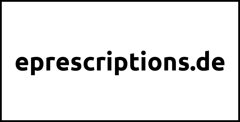 eprescriptions.de