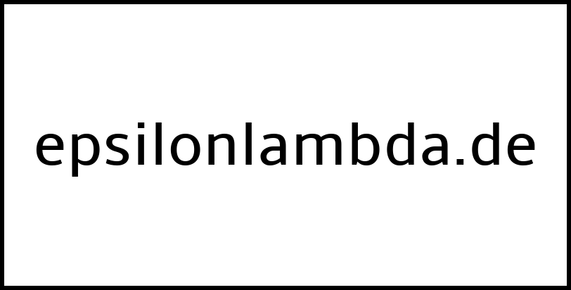 epsilonlambda.de