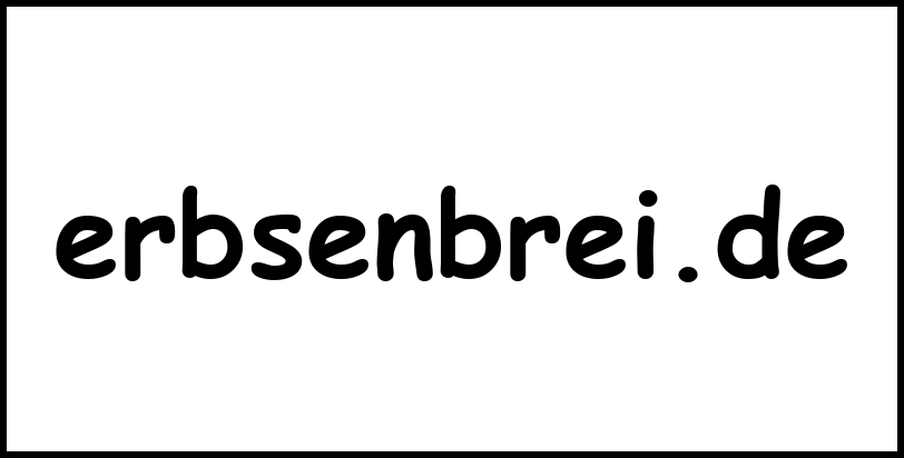 erbsenbrei.de