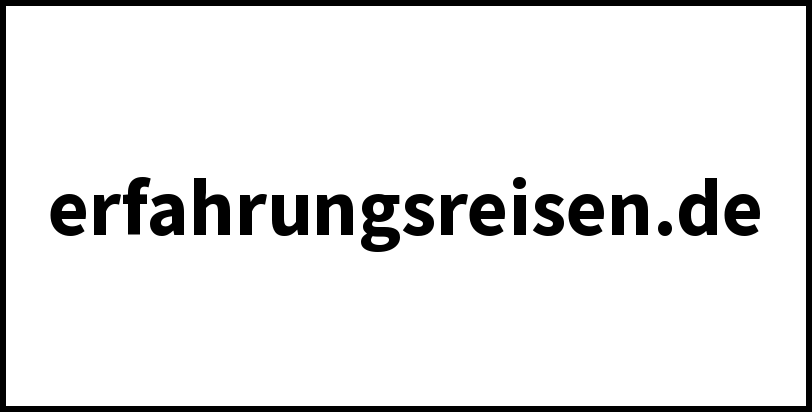 erfahrungsreisen.de
