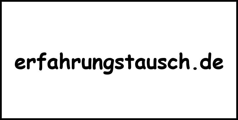 erfahrungstausch.de