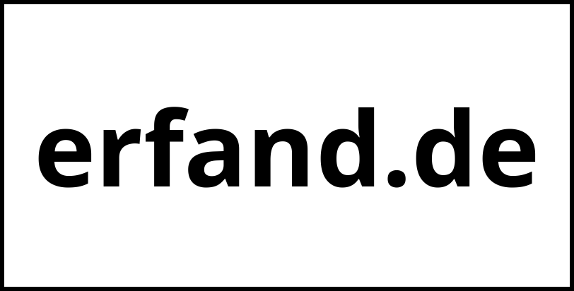 erfand.de