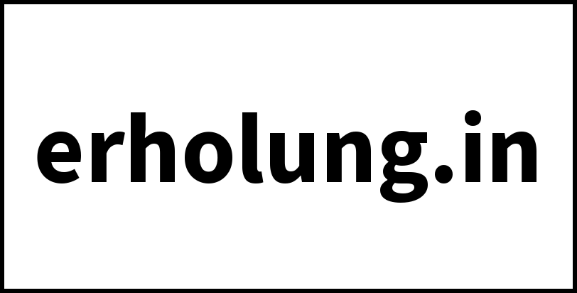 erholung.in