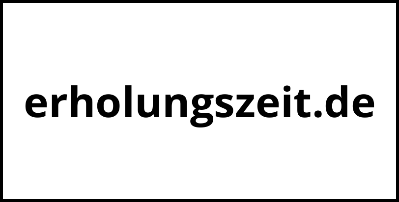 erholungszeit.de