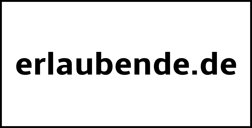 erlaubende.de