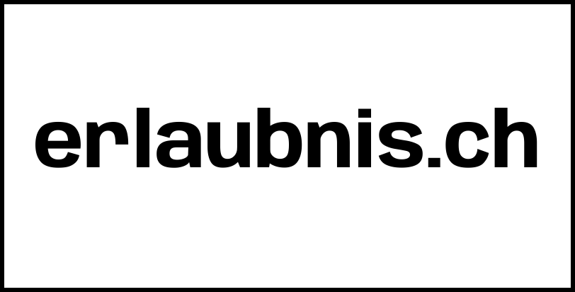 erlaubnis.ch