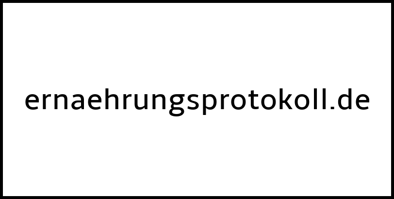ernaehrungsprotokoll.de