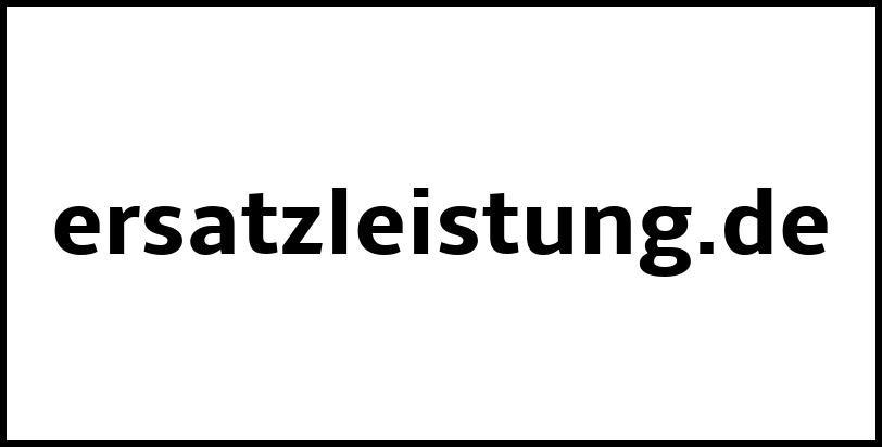 ersatzleistung.de