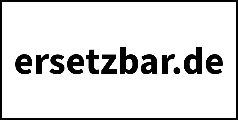 ersetzbar.de