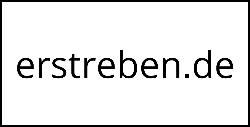 erstreben.de