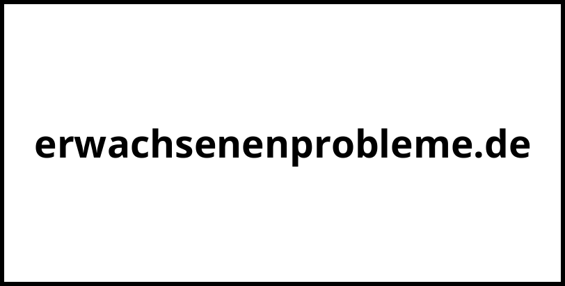 erwachsenenprobleme.de