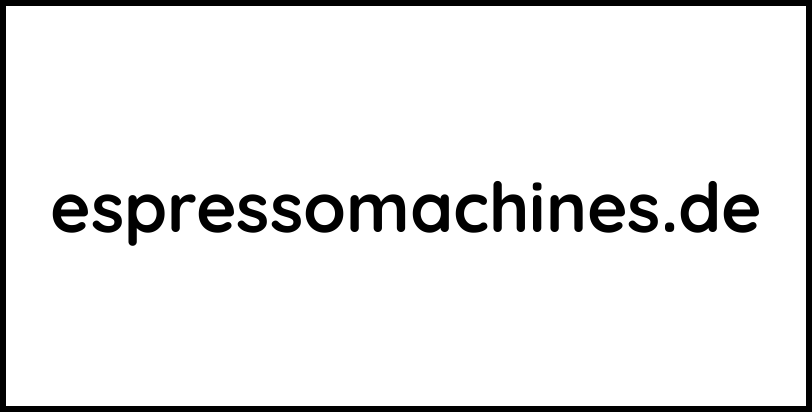 espressomachines.de