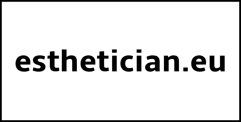 esthetician.eu