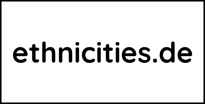 ethnicities.de