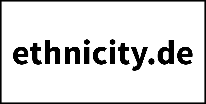 ethnicity.de