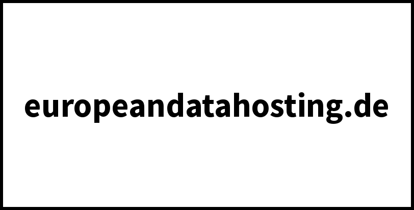 europeandatahosting.de