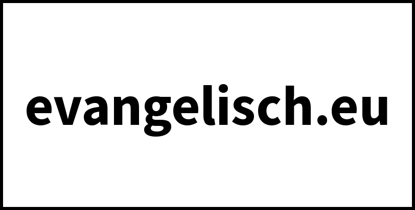 evangelisch.eu