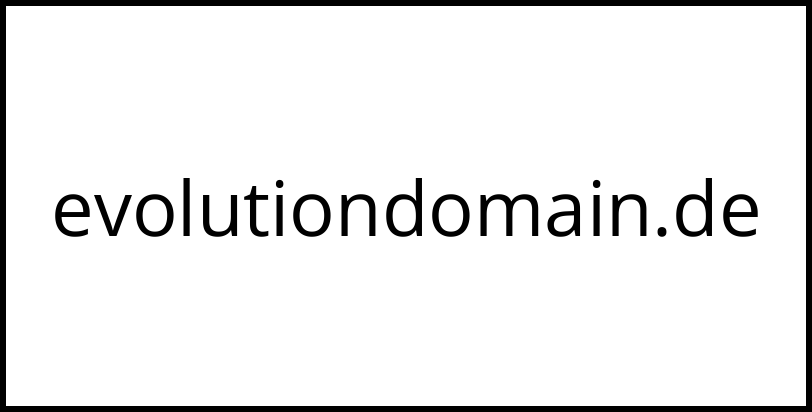 evolutiondomain.de