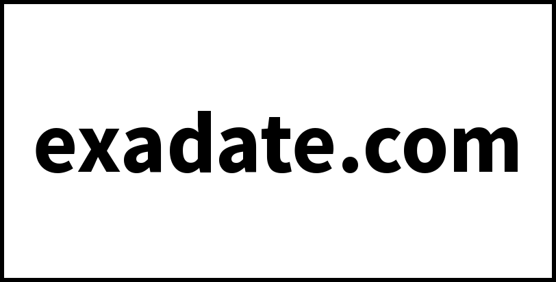 exadate.com